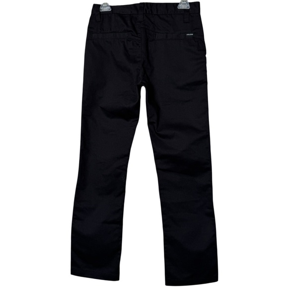 Volcom Vmonty Pant BY | Black Twill | Size 27 (14Y) | Straight Fit - Picture 3 of 9